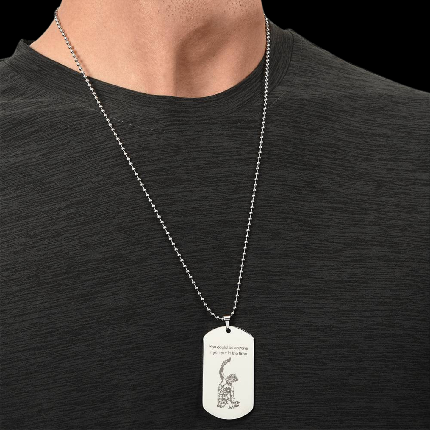 The Self Made Man 2 - Personalized Dog tag