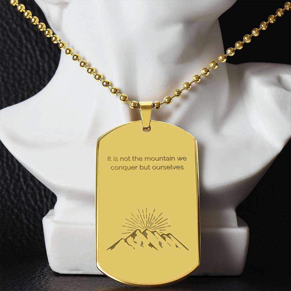 The Summit - Personalized Dog Tag